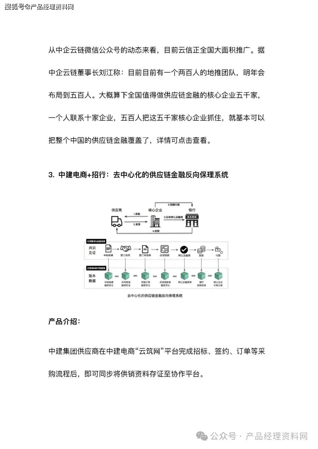 17页Word｜区块链、供应链金融市场竞品分析